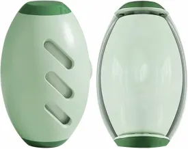 2 Pack Reusable Washable Lint Roller Ball, Compact Mini Travel Lint Remover for Clothes, Dog Cat Pet Hair Remover for Travel and Home Use, Extra Sticky Portable Gel Roller Ball (Green)