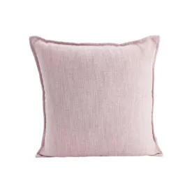 Baby Pink Linen Cushion - 55cm x 55cm