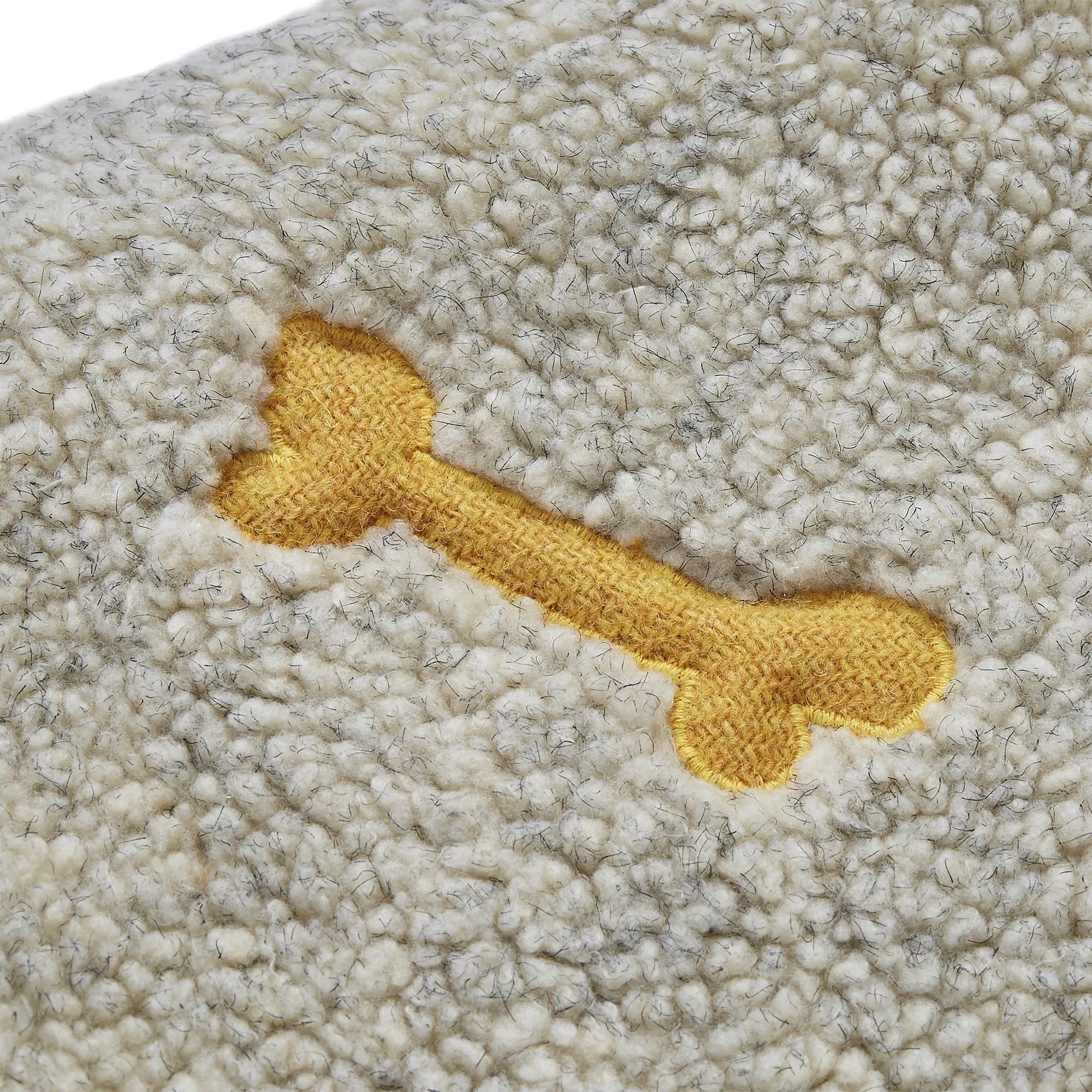 Bardsey Yellow Harris Tweed Luxury Dog Blanket