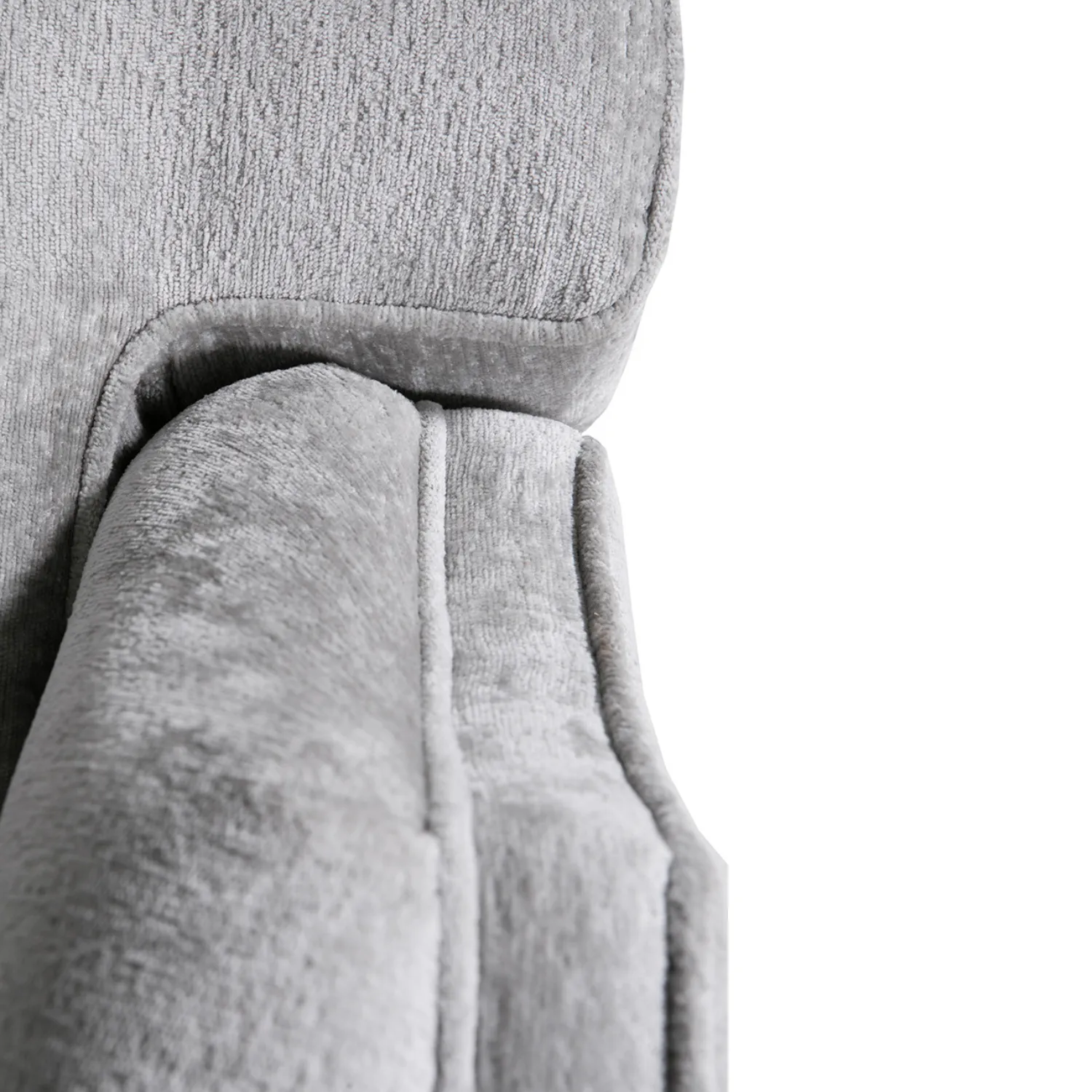 Belvedere 4 Seater Sofa Silver