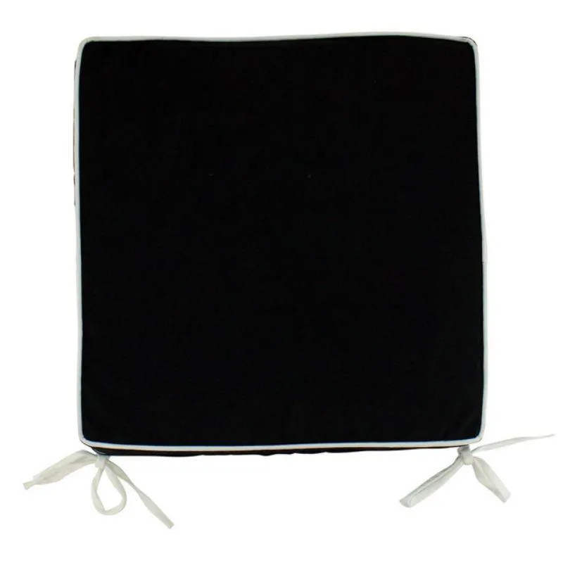 Black Basic Chairpad - 42cm x 42cm