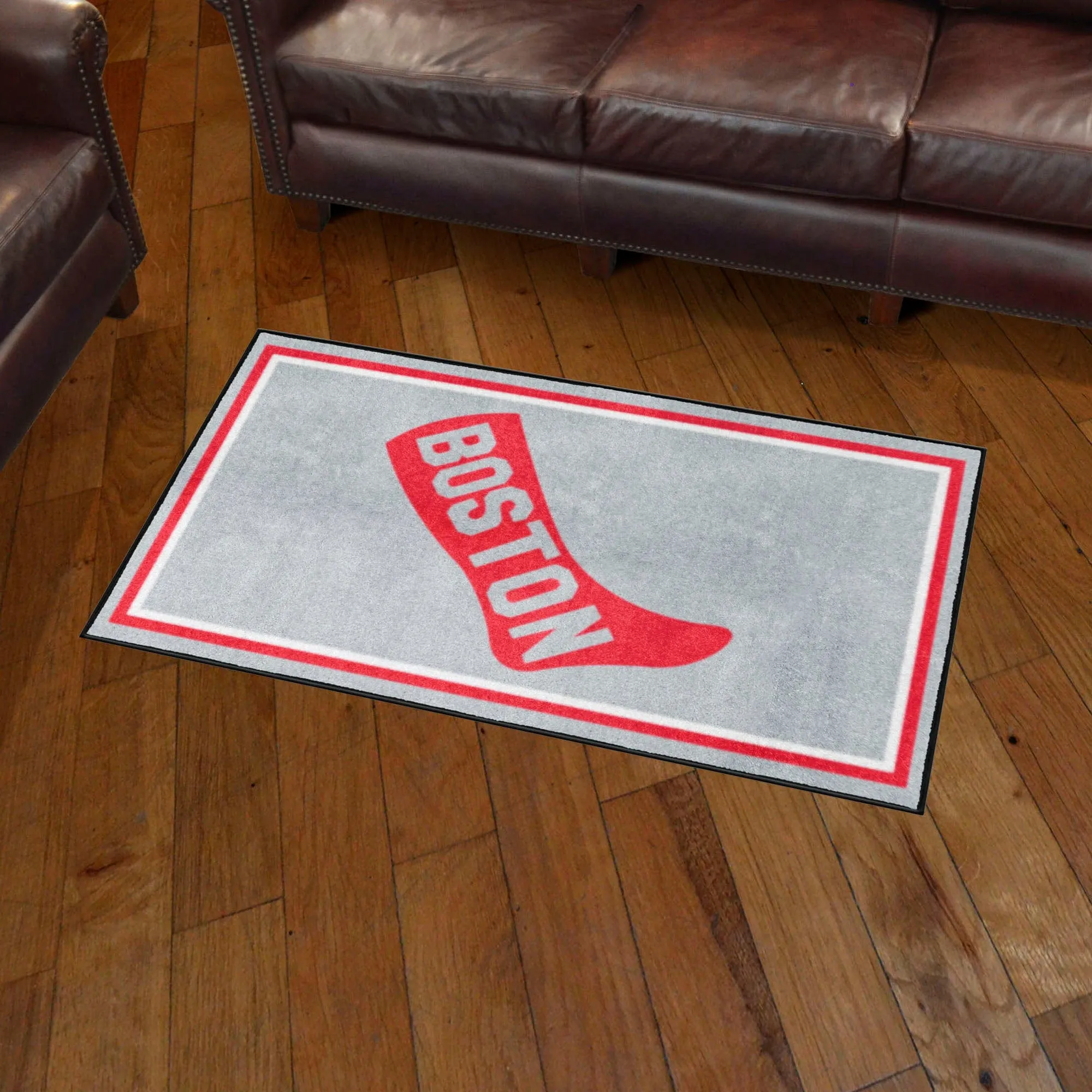 Boston Red Sox 3ft. x 5ft. Plush Area Rug - Retro Collection