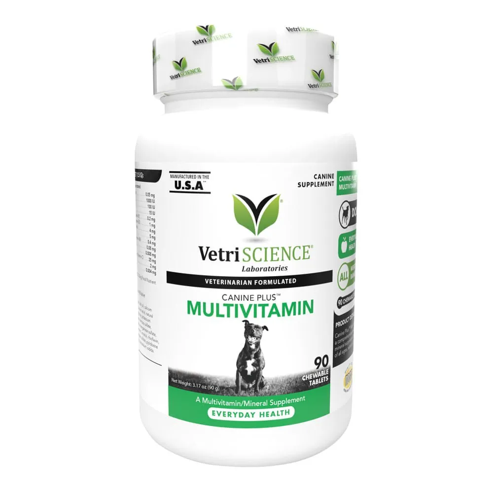 Canine Plus Multivitamin Formula for Dogs, 90 Chewable Tablets