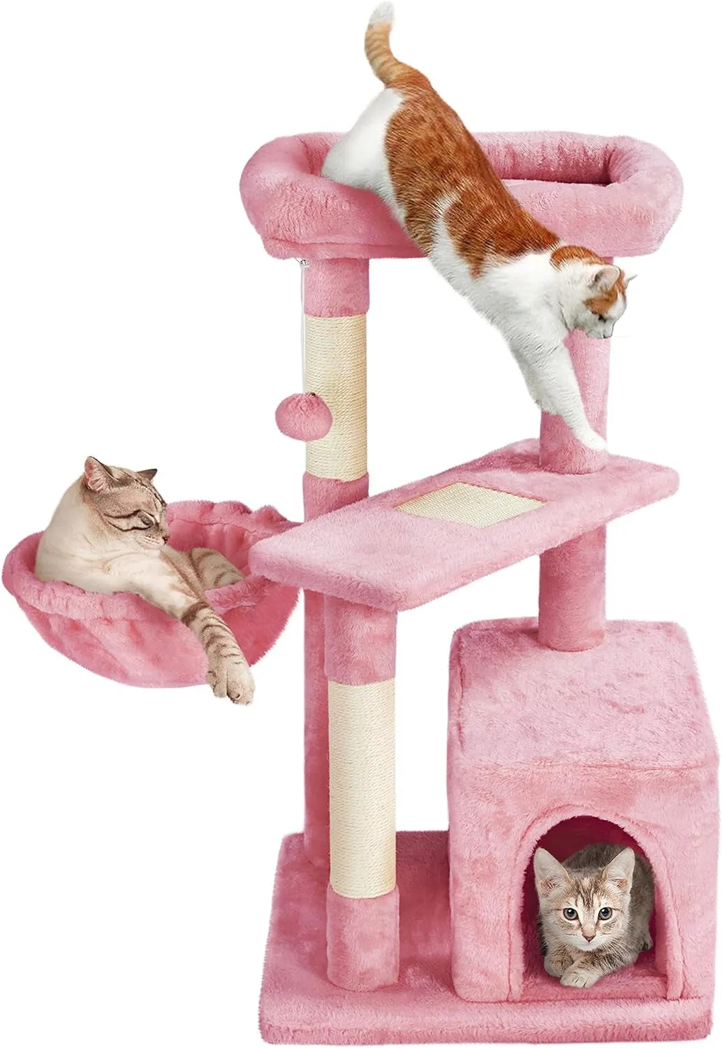 Cat Tower Plush Cover with Condo