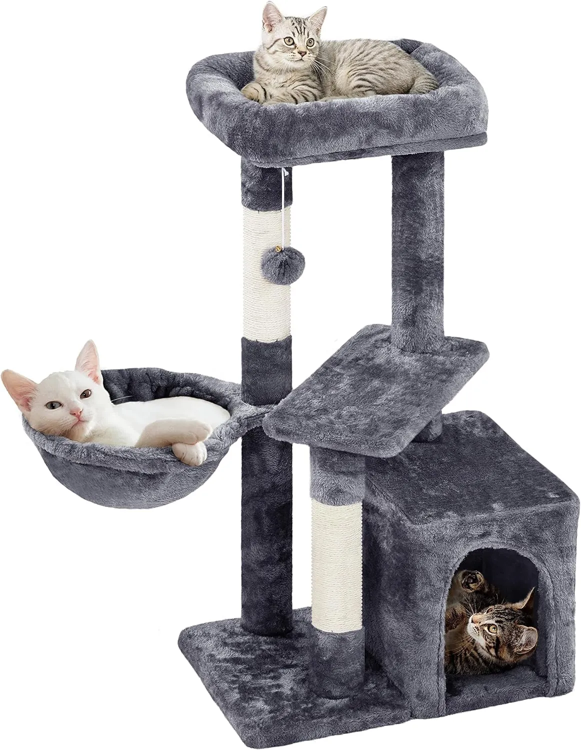 Cat Tower Plush Cover with Condo