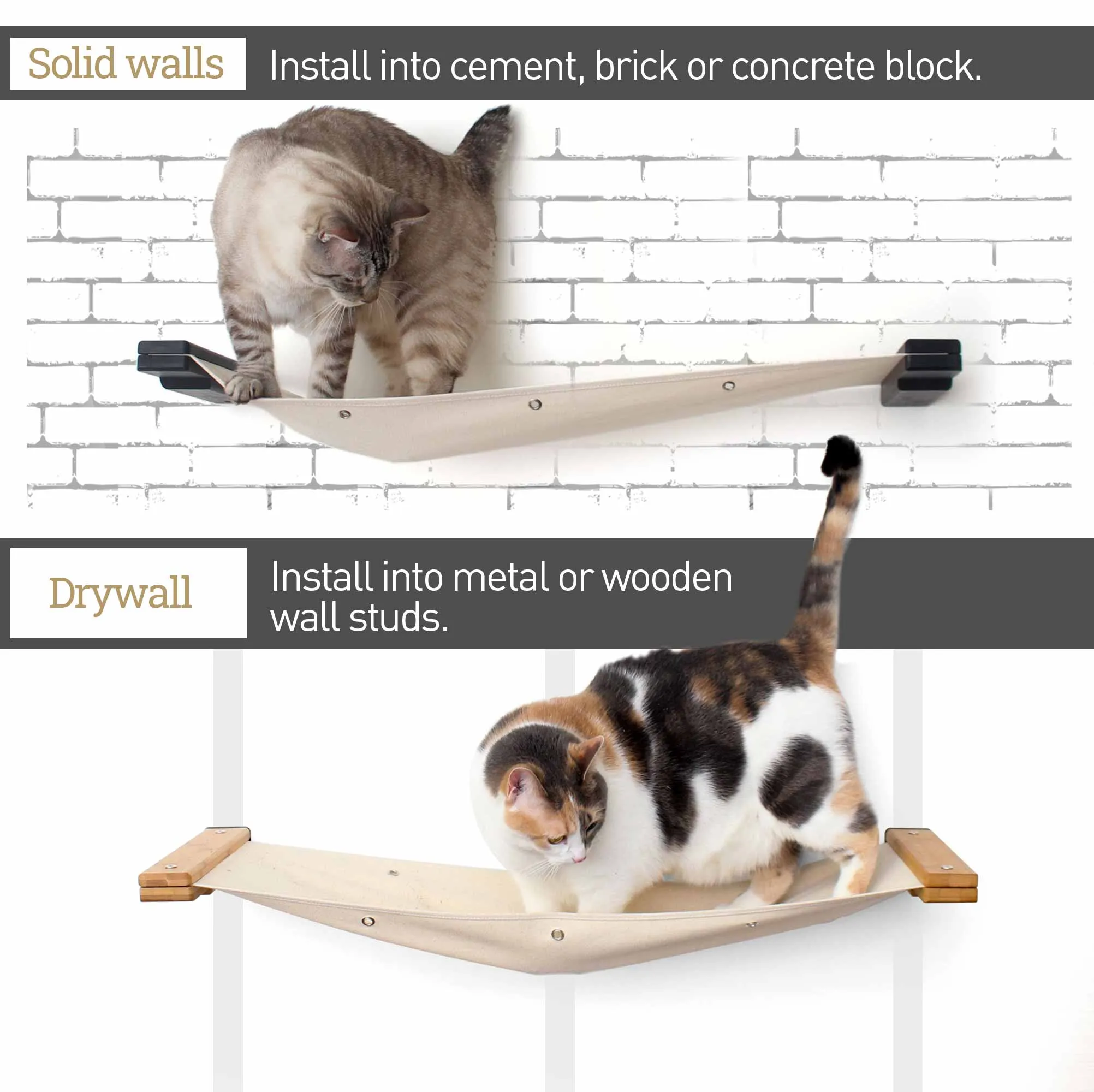 Cat Wall Hammock - Hanging Cat Beds