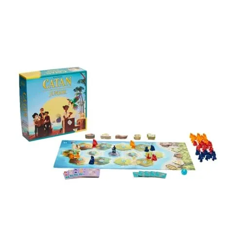 CATAN Junior Board Game - Swashbuckling Adventure for Young Pirates! Strategy Game, Fun Family Game for Kids and Adults, Ages 6 , 2-4 Players, 30 Minute Playtime, Made by CATAN Studio