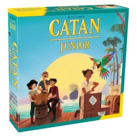 CATAN Junior Board Game - Swashbuckling Adventure for Young Pirates! Strategy Game, Fun Family Game for Kids and Adults, Ages 6 , 2-4 Players, 30 Minute Playtime, Made by CATAN Studio