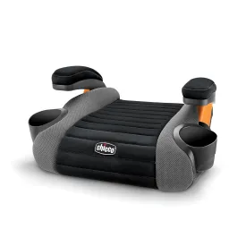Chicco GoFit Backless Booster Car Seat Without Latch Attachment, Travel Booster Seat for Car, Portable Car Booster Seat for Children 40-110 lbs., Shark/Black and Grey