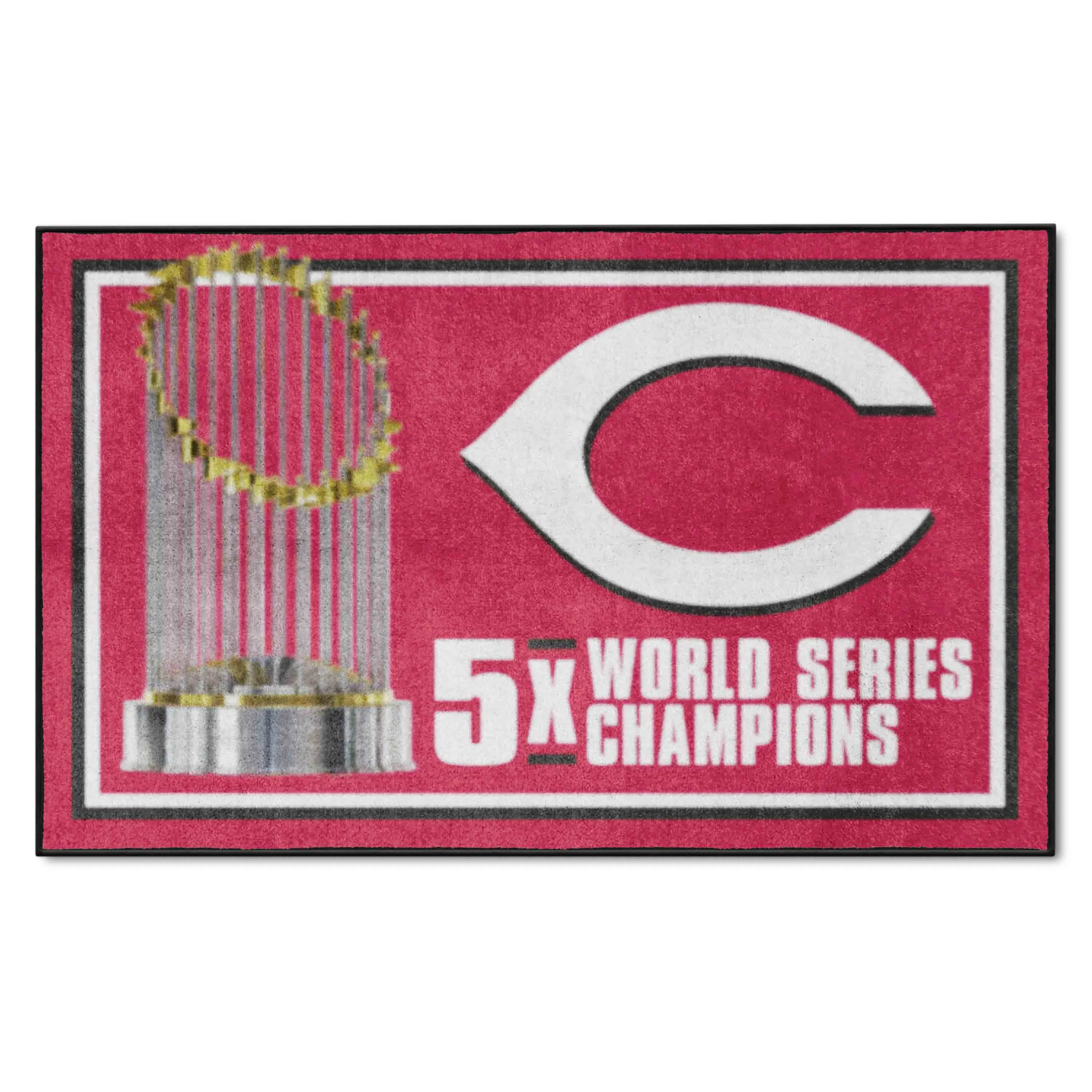 Cincinnati Reds Dynasty 4ft. x 6ft. Plush Area Rug