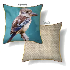 Colourful Bird Kookaburra Cushion - 60cm x 60cm