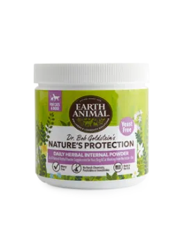 Earth Animal Flea & Tick Internal Powder - Yeast Free - 8oz Jar
