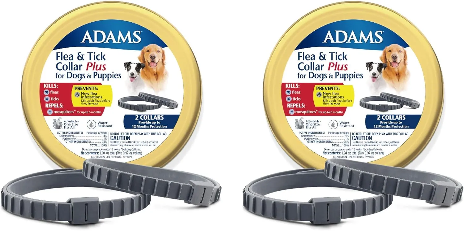 Flea & Tick Collar Plus For Dogs & Puppies