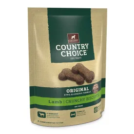 Gelert Country Choice Crunchy Biscuit Bone Dog Treats with Lamb