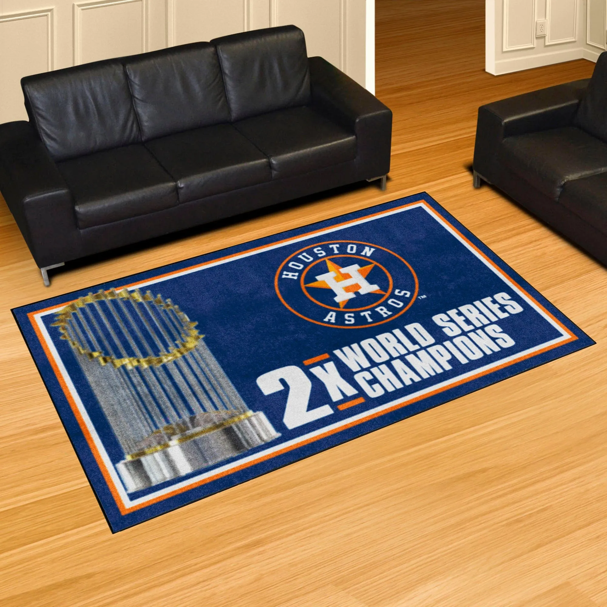 Houston Astros Dynasty 5ft. x 8 ft. Plush Area Rug