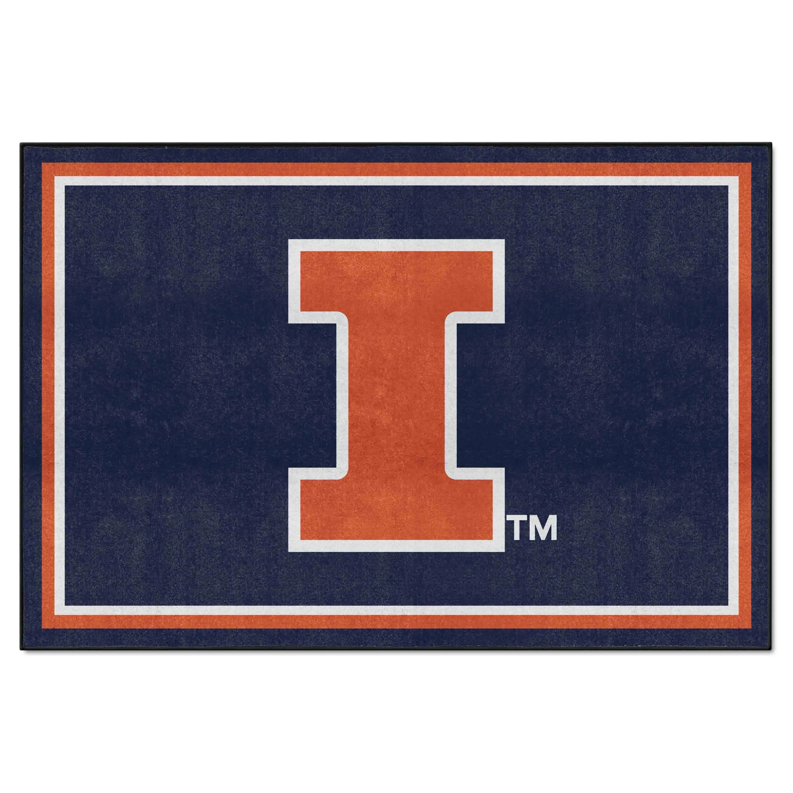 Illinois Illini 5ft. x 8 ft. Plush Area Rug
