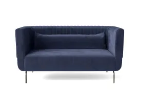 Jackson 2 Seater Sofa Dark Blue Velvet