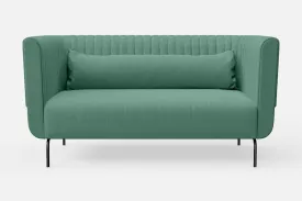 Jackson 2 Seater Sofa Mint Green Linen Fabric