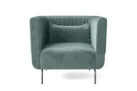 Jackson Armchair Teal Velvet