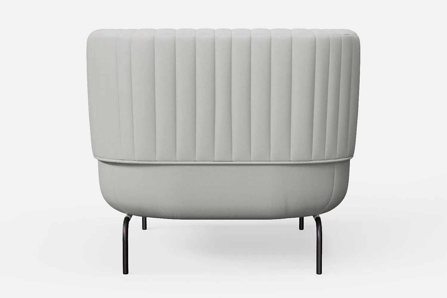 Jackson Armchair White Leather