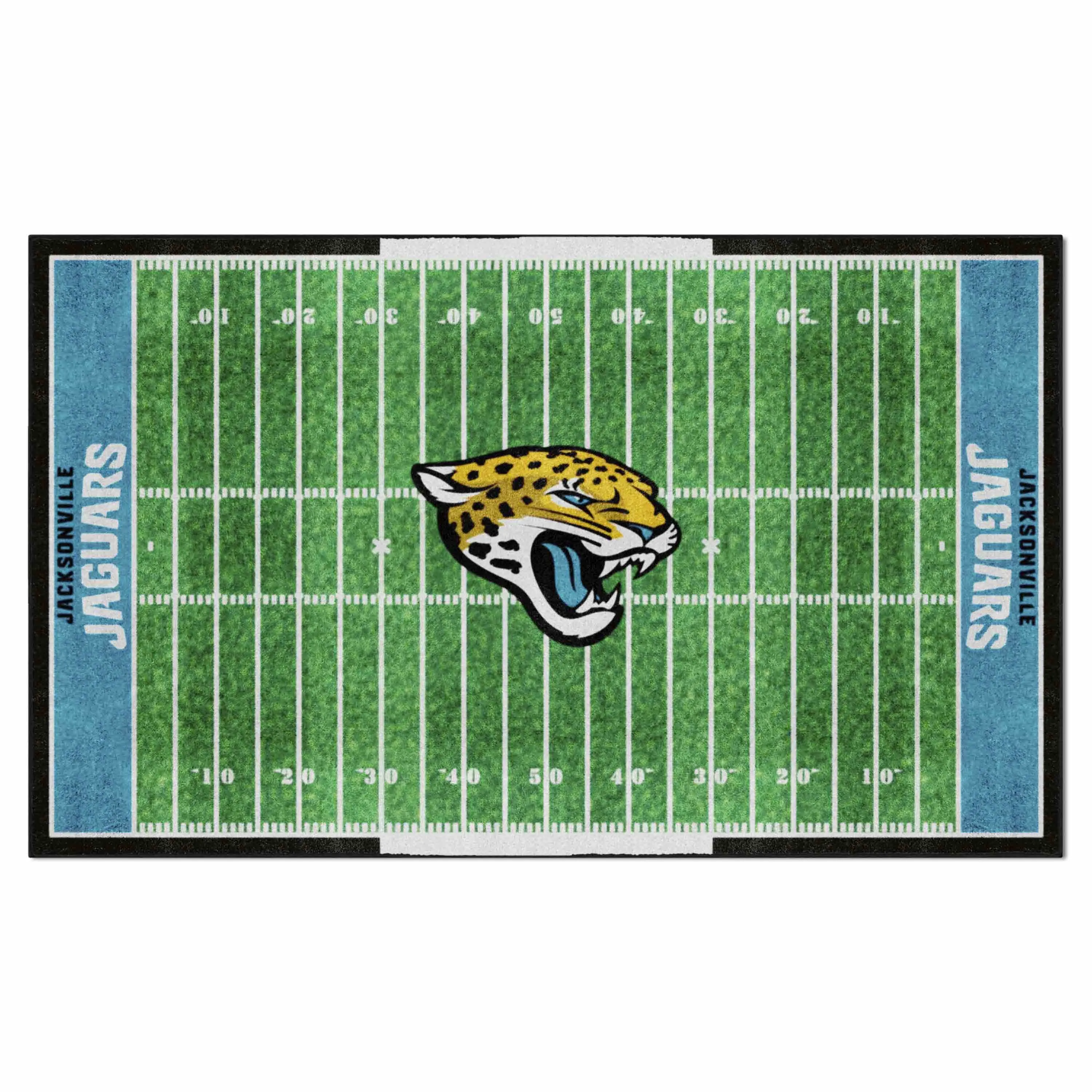 Jacksonville Jaguars 6 ft. x 10 ft. Plush Area Rug
