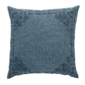 Jareth Navy Cotton Cushion - 50cm x 50cm