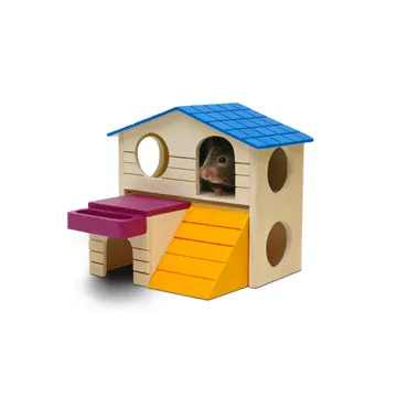 Living World Playground Play House - Large - 16.5 x 16.5 x 15 cm (6.5 x 6.5 x 5.9in)