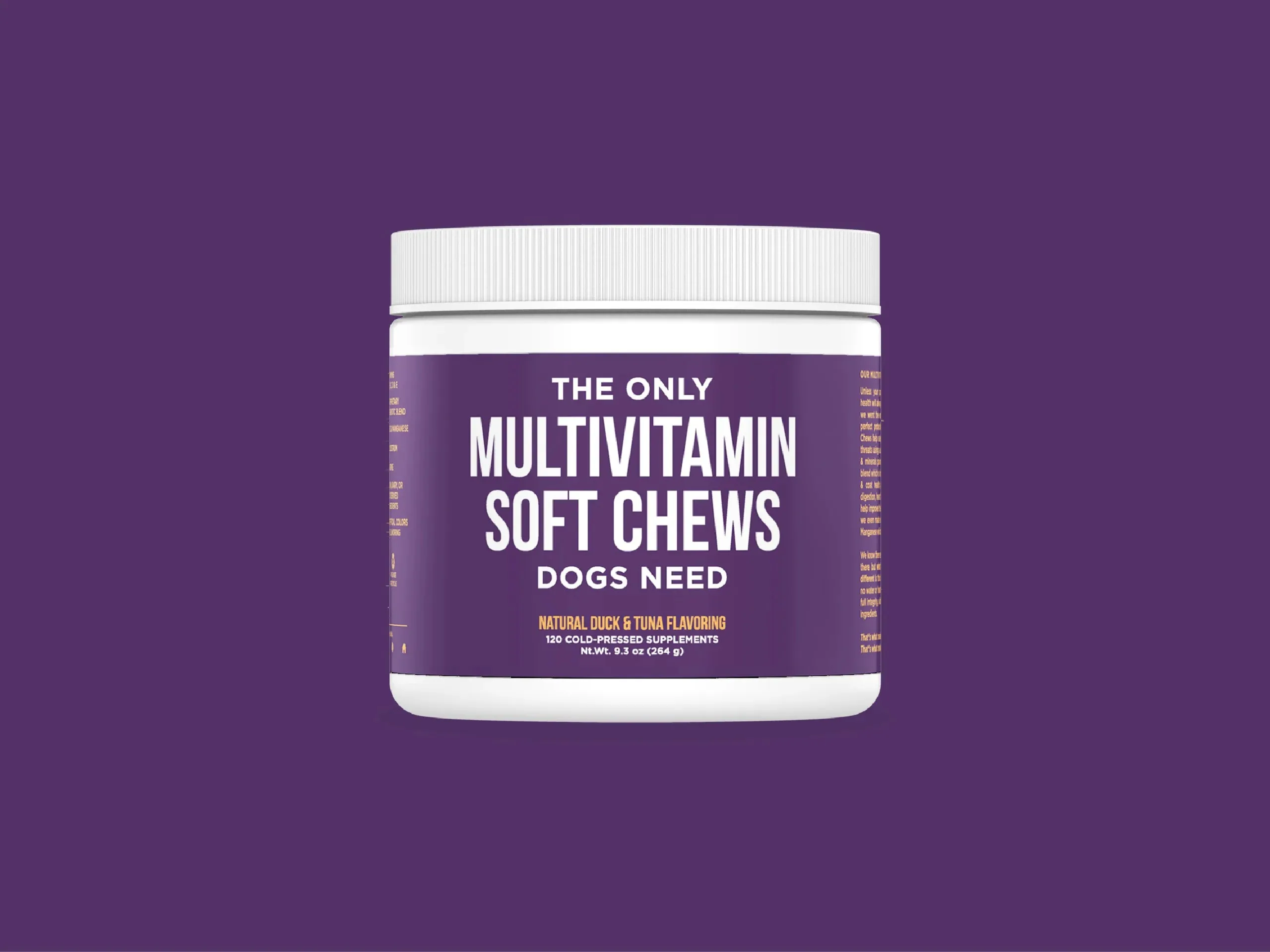 Natural Rapport The Only Multivitamin Soft Chew Dog Supplement