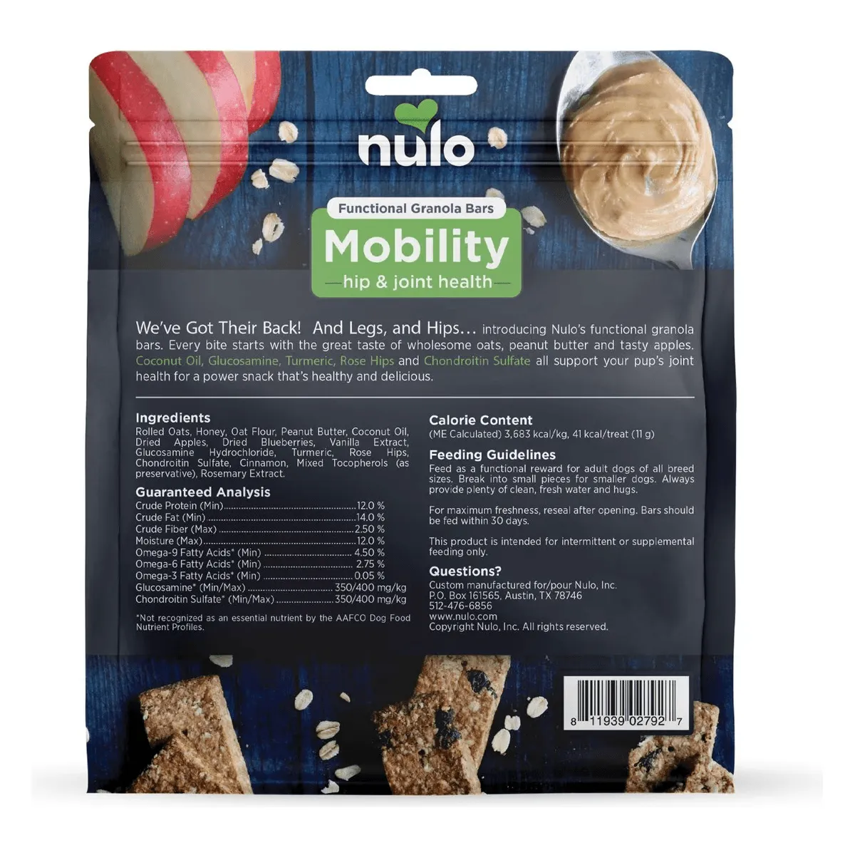 Nulo Functional Granola Mobility Hip & Joint Dog Treats