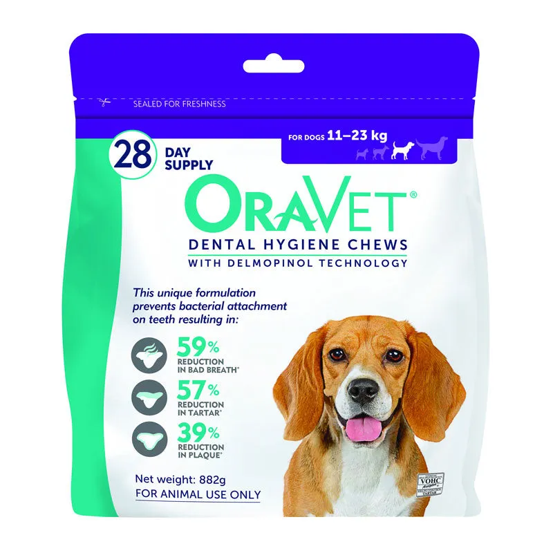 OraVet Dental Hygiene Chews for Dogs 11-23kg