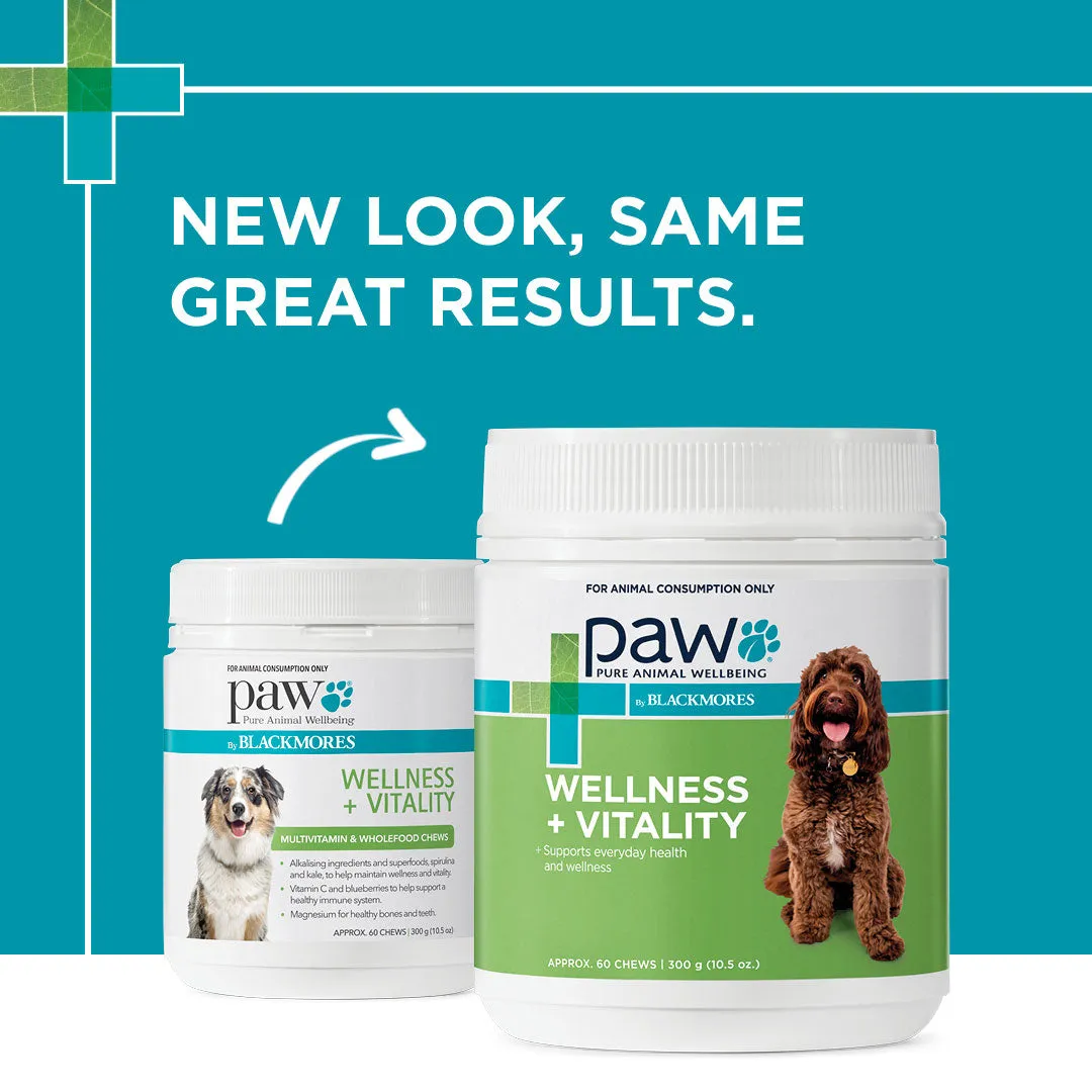 PAW Wellness & Vitality Multivitamin Chews 300g