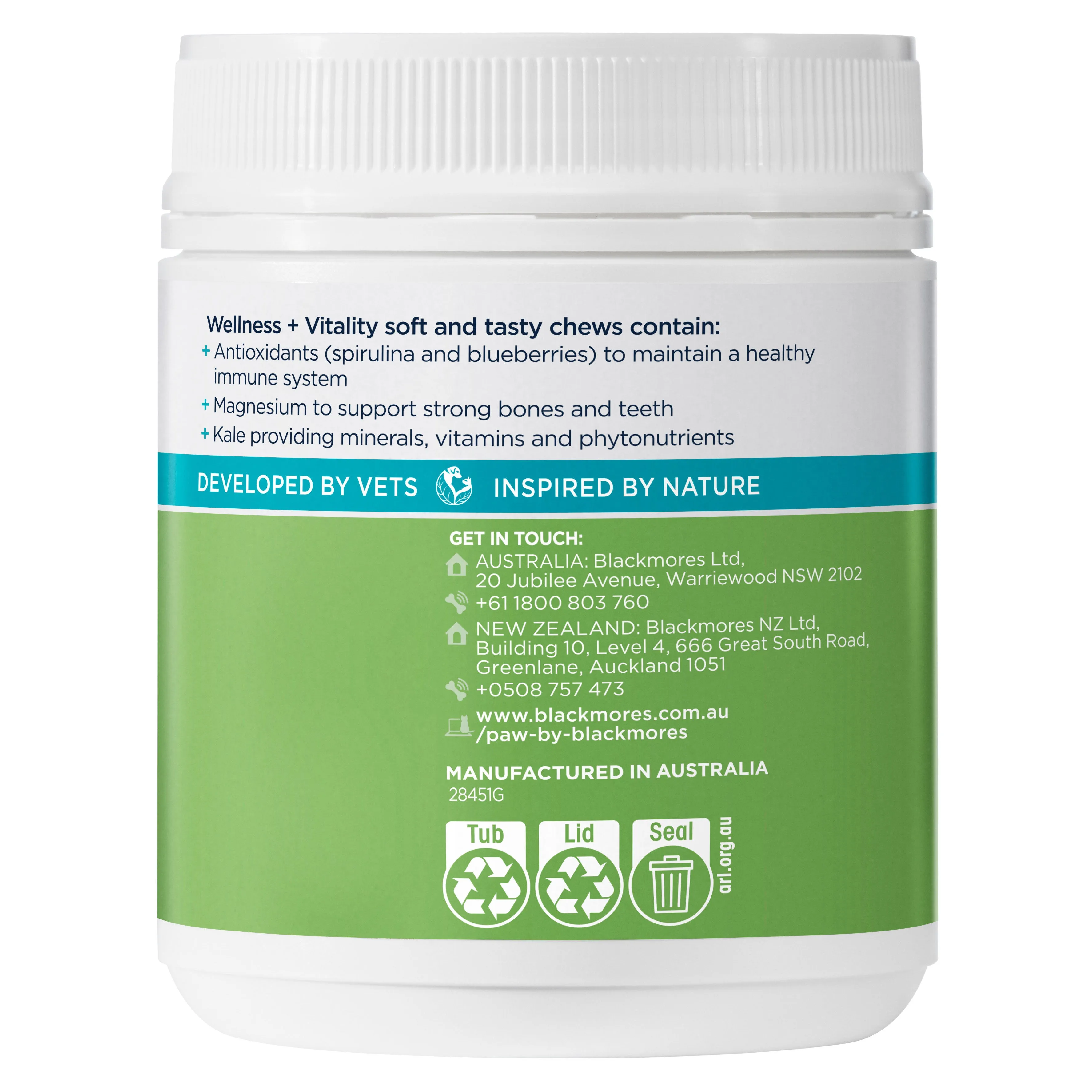 PAW Wellness & Vitality Multivitamin Chews 300g