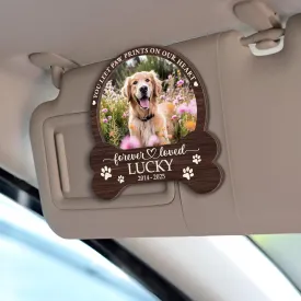 Personalized Dog Memorial Car Visor Clip, Custom Photo Pet Loss Keepsake Visor Clip for Loss of Loved One, Memorial Visor Clip for Dog Lover Dog Owner, Pet Sympathy Gifts for Car, Remembrance Gift