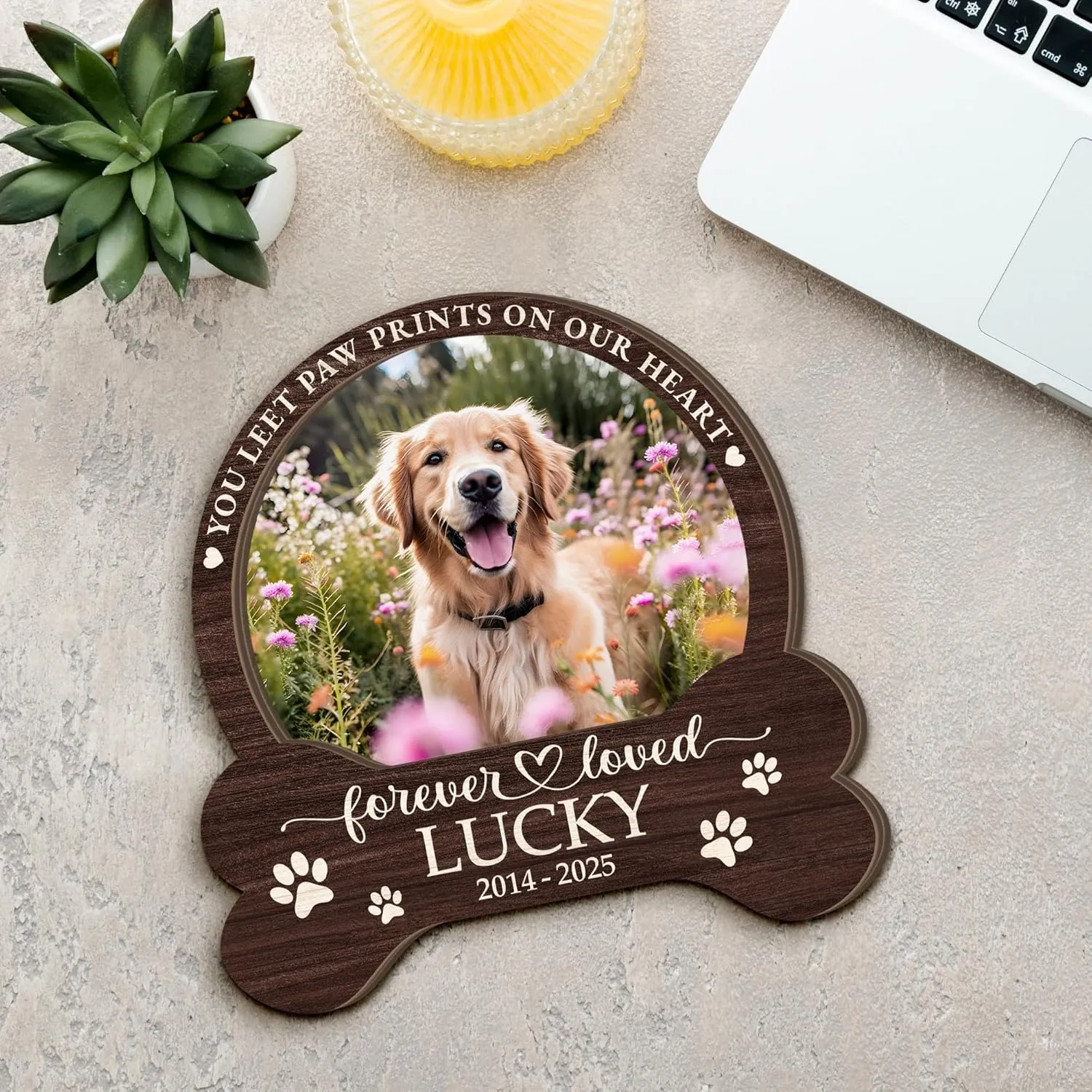 Personalized Dog Memorial Car Visor Clip, Custom Photo Pet Loss Keepsake Visor Clip for Loss of Loved One, Memorial Visor Clip for Dog Lover Dog Owner, Pet Sympathy Gifts for Car, Remembrance Gift