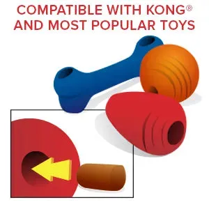 Plato Keep’Em Busy Chicken & Apple Meat Sticks for Larger Toys