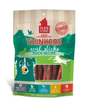 Plato Thinkers Duck Meat Stick Dog Treats