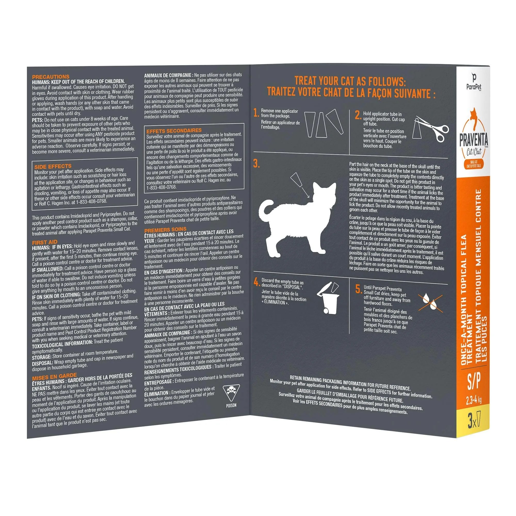 Praventa for Small Cats 2.3-4Kg