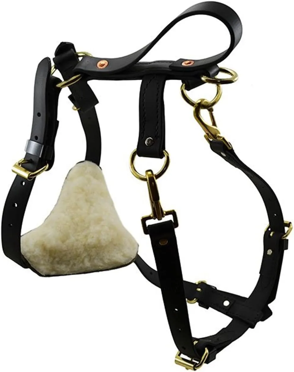 Ray Allen Mfg Signature K9 Biothane Multi-Function Harness, X-Large Black