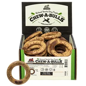 Red Barn Dog Chew-A-Bull Dental Rings Dental Dog Chews - 25 Count