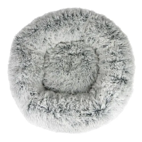 Tall Tails Cuddle Dog Bed Frosted Grey Medium