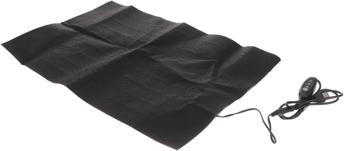 Toyvian Adjustable USB Heated Pet Cushion Electric Pet Blanket for Dogs Cats Scratching Durable Design for Indoor Use Keeps Pets Warm and Comfortable