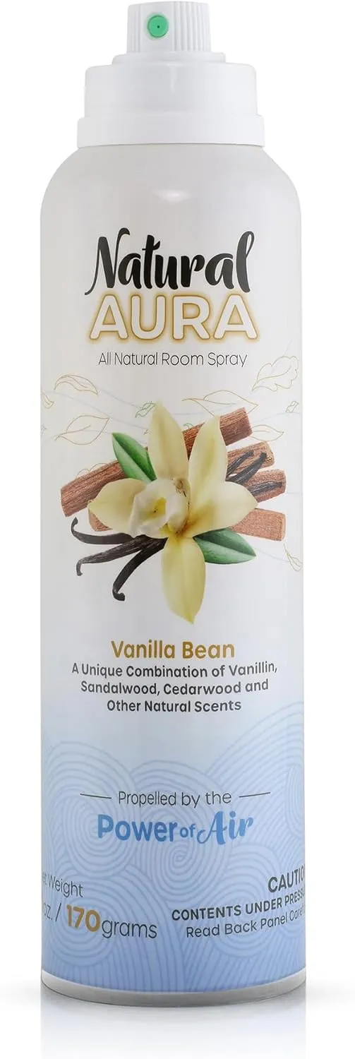 Vanilla Bean Room Spray - 100% Plant Based - Aromatherapy Room Spray - Non-Toxic - Pet and Kids Safe - 6 oz.