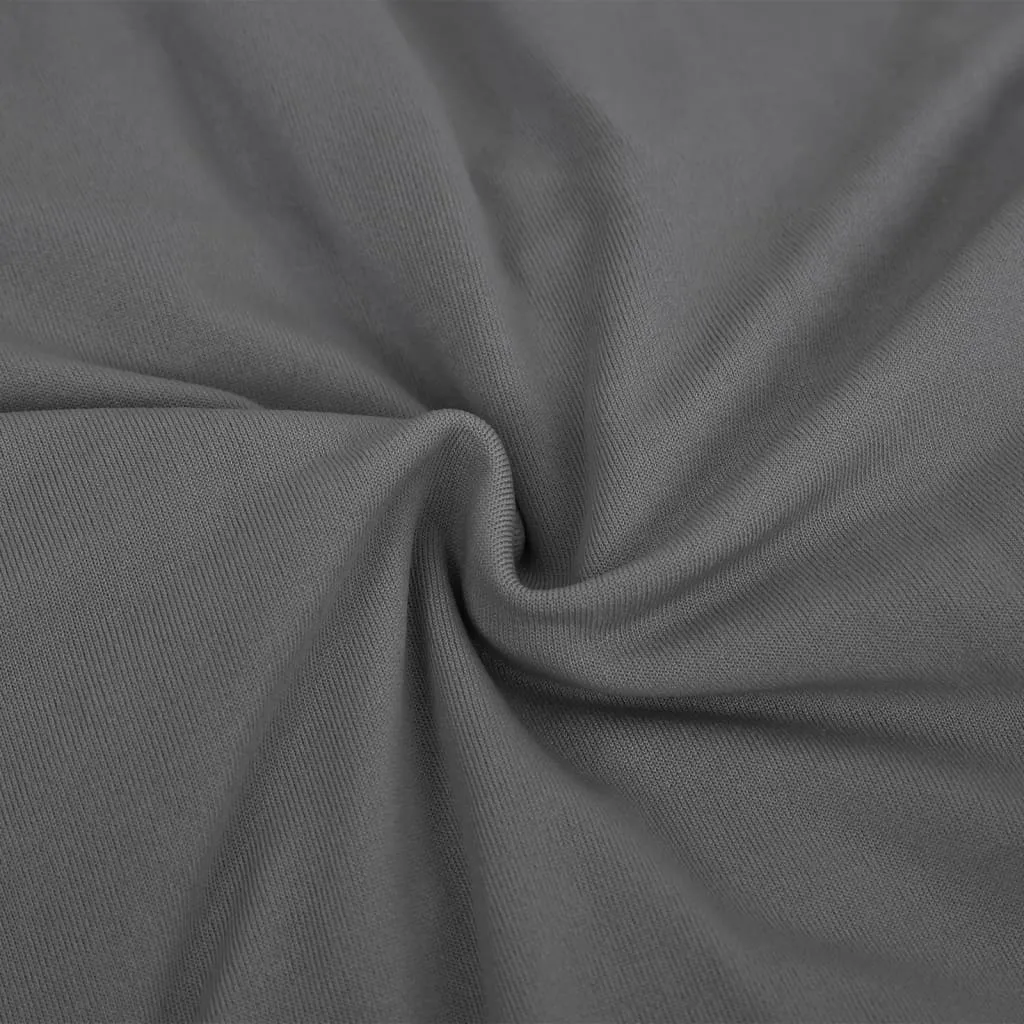 vidaXL 3-Seater Stretch Couch Slipcover Anthracite Polyester Jersey