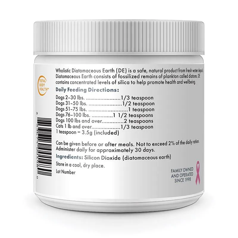 wholistic diatomaceous earth - 4.5 fl oz (128 grams)