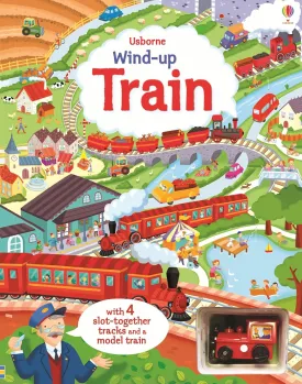 Wind-up Train: A Toy and Book Combo with a Steam Train Adventure Through Cities, Mountains, and Rivers, and a Visit to a Train Museum   2024 6 25