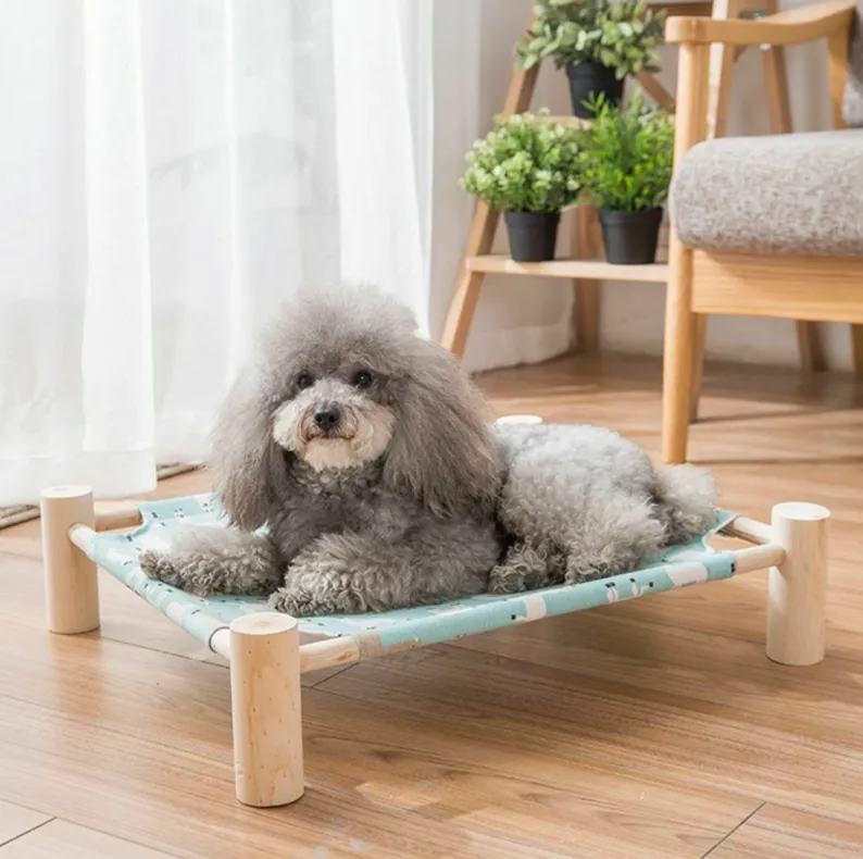Wood Frame Cat Sleep Hammock