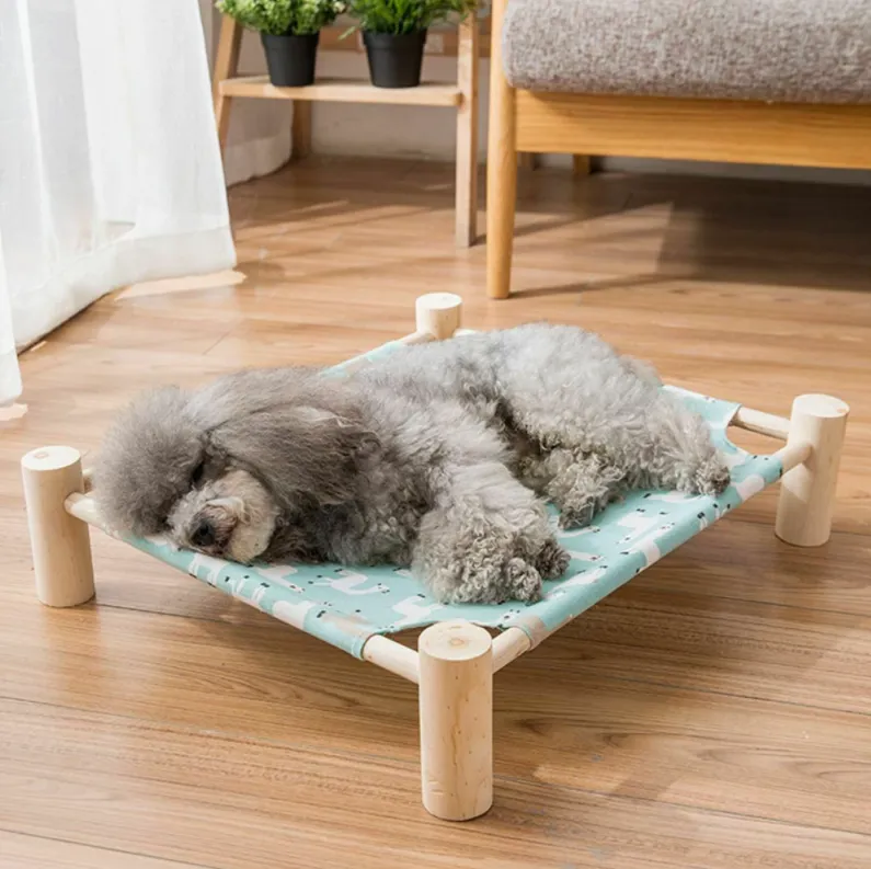 Wood Frame Cat Sleep Hammock