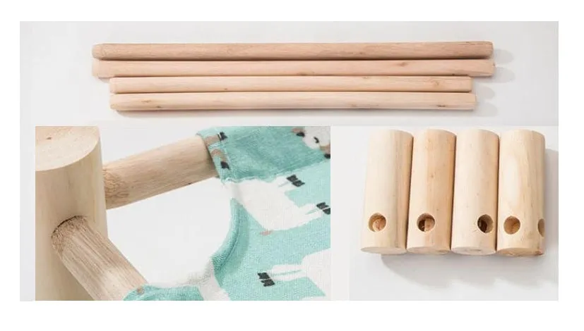 Wood Frame Cat Sleep Hammock