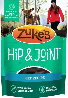 Zuke's Hip & Joint Beef Recipe Soft & Chewy Dog Treats